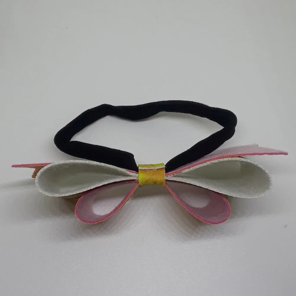 Handmade Sunflower bow headband